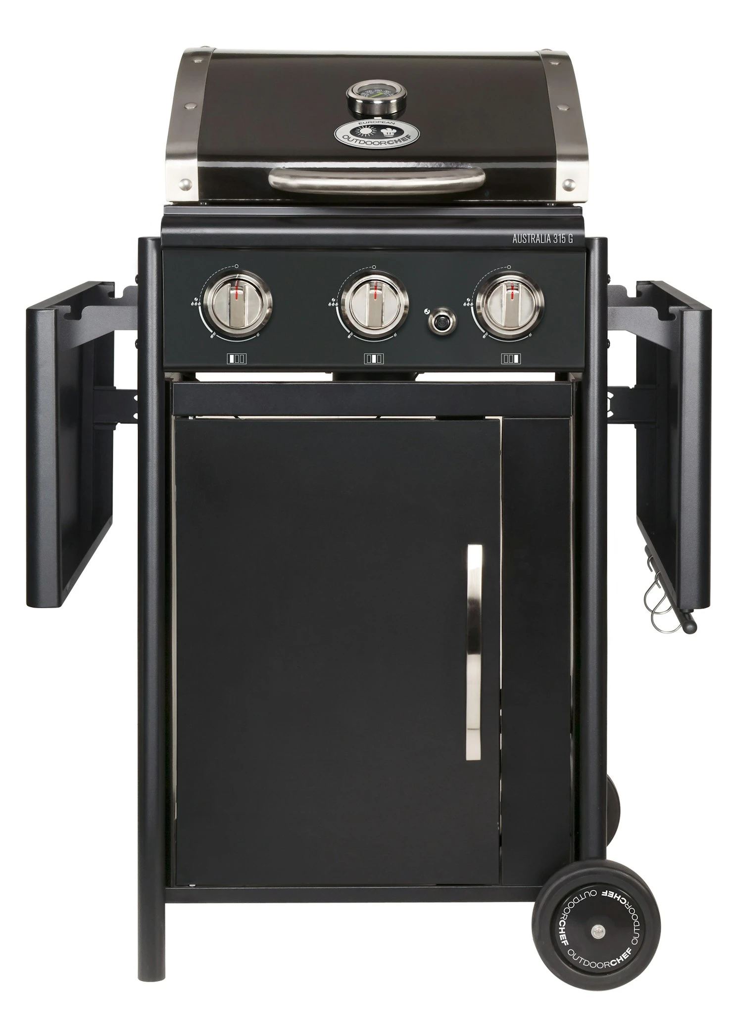 Outdoorchef Gasgrillstation Australia 315 G, Schwarz 2 Outdoorchef Gasgrillstation Australia 315 G, Schwarz – Bild 2