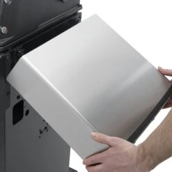 Broil King Baron 490 Inkl. Abdeckhaube & Gussplatte -Weben Geschaft 875282 BARON490 FOLDING SHELF 01