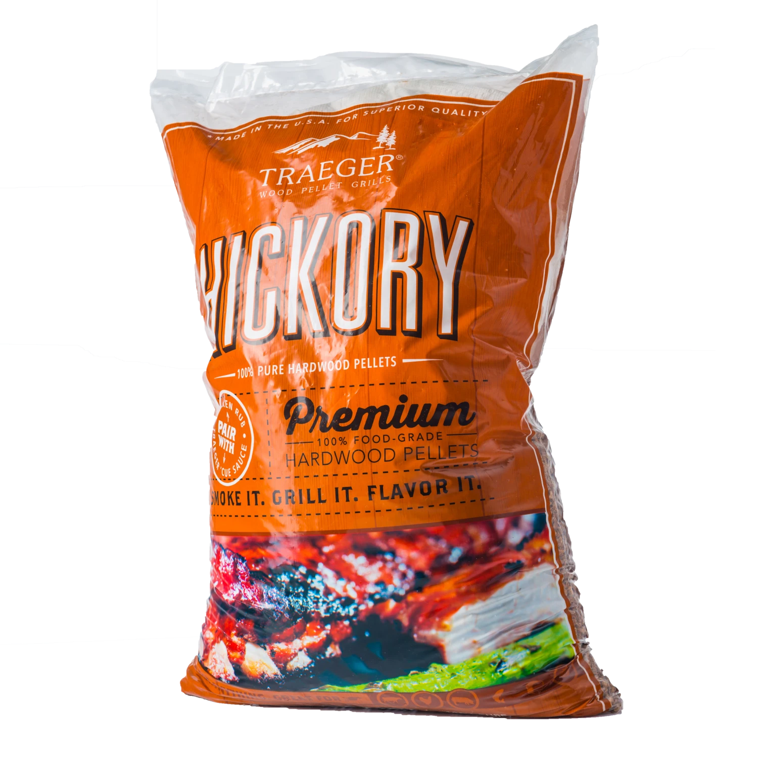 Traeger Hartholz Pellets Hickory, 9 Kg Beutel 2 Traeger Hartholz Pellets Hickory, 9 Kg Beutel – Bild 2