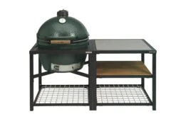 Big Green Egg Untergestell "EGG Frame" Für XLarge (inkl Gittereinsatz Und Hakenleiste) -Weben Geschaft Webversion ModularNest XL table02 nocaster 120236