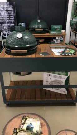 Grillzimmer Außenküchenmodul Für Big Green Egg Large -Weben Geschaft bild3