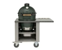 Big Green Egg Edelstahl Rollwagen Mit Tisch L