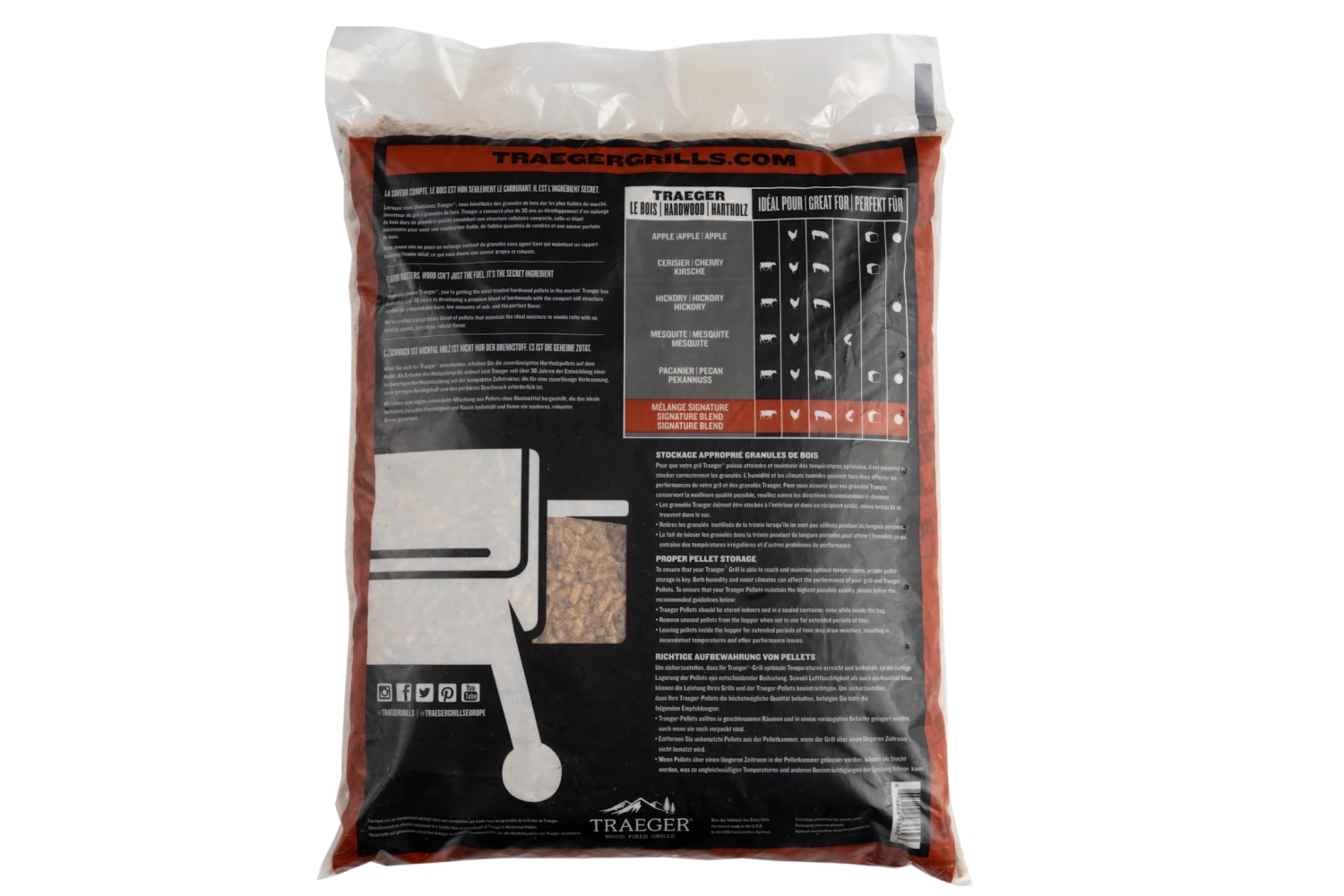 Traeger Hartholz Pellets Signature Blend, 9 Kg Beutel 3 Traeger Hartholz Pellets Signature Blend, 9 Kg Beutel – Bild 3