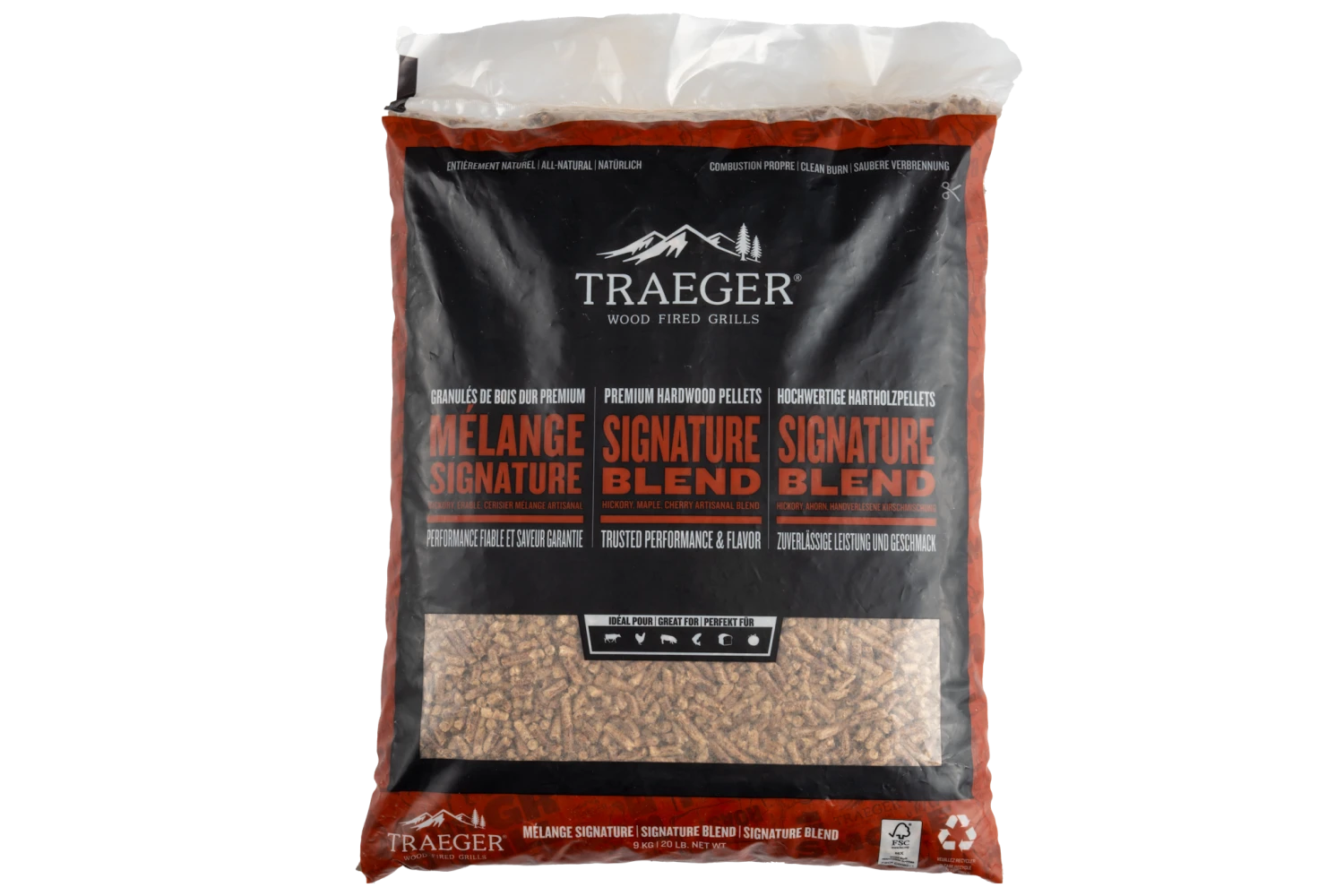 Traeger Hartholz Pellets Signature Blend, 9 Kg Beutel 2 Traeger Hartholz Pellets Signature Blend, 9 Kg Beutel – Bild 2